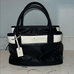 Kate Spade Black and White Satchel